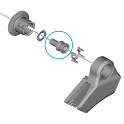 SHIMANO Befestigungsschraube CD-EM800 Führung 53 mm Kettenlinie - Produktbild - 1