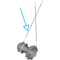 SHIMANO Speiche WH-R9270 HR links - Produktbild - 1