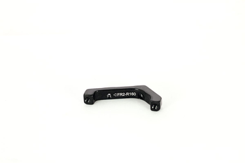 Bremssatteladapter Flatmount auf Postmount, TRP
FR2: FM auf PM, hinten für Ø 160 mm Scheibe, mit 32 mm Schrauben
Größe: Ø 160 mm, Farbe: Schwarz, VE: 1 Stk. - Produktbild - 1