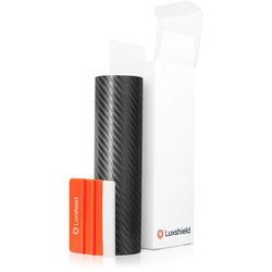 Lackschutzfolie Meterware, Luxshield
Größe: 200 x 12 cm, Farbe: Carbon schwarz, VE: 1 St. - Produktbild - 1