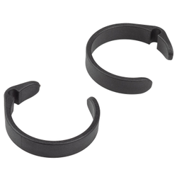 Clip Ringe, JAGWIRE
Durchmesser 28 - 31.8 mm, für 3.2 mm E-Bike Steuerkabel
Farbe: Schwarz, VE: 10 St. - Produktbild - 2