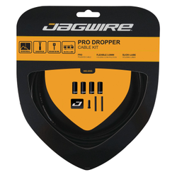 Zugset Pro Dropper für Variostützen MY22, JAGWIRE
2022er Version, Außenhüllendurchmesser 3 mm
Farbe: Schwarz, VE: 1 Set - Produktbild - 2
