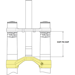 Manitou Untere Brücke kurzer Offset 47 mm 27,5" Schwarz für Dorado Expert - Produktbild - 1 Manitou Untere Brücke kurzer Offset 47 mm 27,5" Schwarz für Dorado Expert - Produktbild - 1