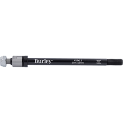 Steckachse für Anhänger , Burley
Enthält: 1 x  Mutter, 1 x flacher Distanzring
Größe: M12x1.5, 159-165 mm, Farbe: Schwarz, VE: 1 St. - Produktbild - 1