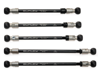 Steckachse COHO XC, Burley
Enthält: 1 x 6 mm Distanzring, 2 x 2 mm Distanzringe
Größe: M12x1.5, 172-178 mm, Farbe: Schwarz, VE: 1 Stk. - Produktbild - 1