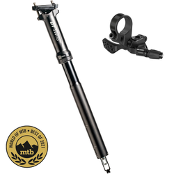 Vario-Sattelstütze D 232 Alu 60 mm, DT SWISS
Mit L1 Trigger Handlebar Clamp
Größe: 27,2 mm, Farbe: Schwarz, Gewicht: 416 g, VE: 1 St. - Produktbild - 1