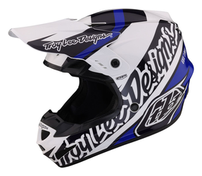 Troy Lee Designs GP Helm, Slice, blue/white, XL | 60-61cm - Produktbild - 1
