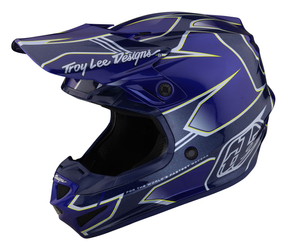 Troy Lee Designs SE4 Polyacrylite MIPS Helm, Matrix, blue, XL | 60-61cm - Produktbild - 2