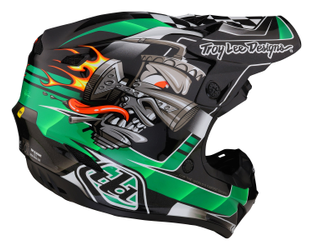 Troy Lee Designs SE4 Polyacrylite Helm, Carb, green, S | 55-56cm - Produktbild - 1