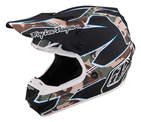 Troy Lee Designs SE4 Polyacrylite MIPS Helm, Matrix Camo, black, S | 55-56cm - Produktbild - 2