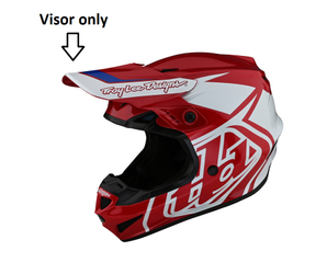 Troy Lee Designs GP Helmvisier, Overload, red/white - Produktbild - 1