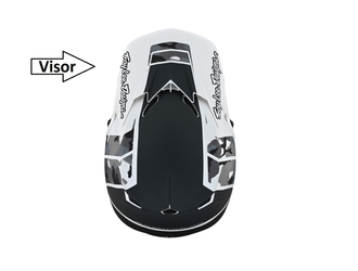 Troy Lee Designs GP Helmvisier, Nova Camo, white - Produktbild - 1