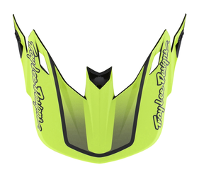 Troy Lee Designs SE5 Helmvisier, Qualifier, glo yellow/black SALE - Produktbild - 1