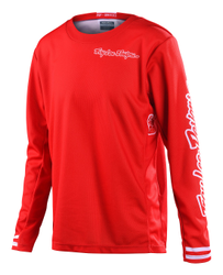 Troy Lee Designs GP Jersey, Mono, red, youth L - Produktbild - 1