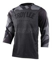 Troy Lee Designs Ruckus 3/4 Jersey, Camber Camo, black heather, XXL - Produktbild - 1