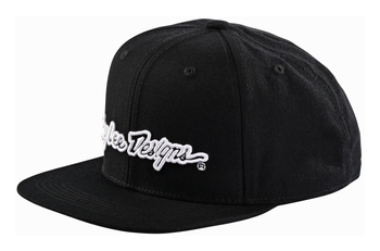 Troy Lee Designs Snapback Cap, Signature, black/white, one size - Produktbild - 1