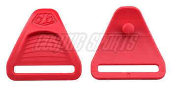 Troy Lee Designs Rogue Knee Guard Ersatzschnalle, red, youth one size - Produktbild - 2