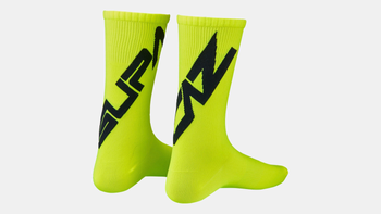 Specialized Supacaz SupaSox Twisted Socken Black / Neon Yellow Gr. M - Produktbild - 1
