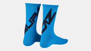 Specialized Supacaz SupaSox Twisted Socken Black / Neon Blue Gr. S - Produktbild - 1 Specialized Supacaz SupaSox Twisted Socken Black / Neon Blue Gr. S - Produktbild - 1