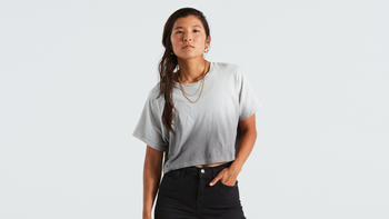 Specialized Women's Short Sleeve Crop T-Shirt Dove Grey Spray L - Produktbild - 1