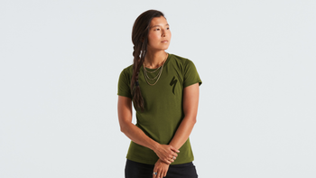 Specialized S-Logo T-Shirt Damen kurzarm Olive Green Gr. XS - Produktbild - 1