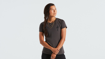 Specialized S-Logo T-Shirt Damen kurzarm Charcoal Gr. XS - Produktbild - 1