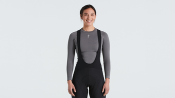 Specialized Seamless Langarm-Baselayer Damen Grey Gr. L - Produktbild - 1