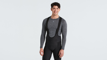 Specialized Merino Seamless Langarm Baselayer Herren L/XL Grey Gr. L - Produktbild - 1