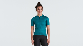 Specialized Air Solid Rennrad Trikot Damen kurzarm Tropical Teal Gr. XL - Produktbild - 1