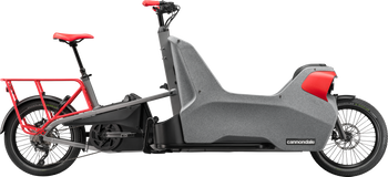 Cannondale Wonderwagen Neo 2 Grey – E-Lastenrad für zwei Kinder - Produktbild - 1