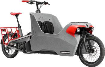 Cannondale Wonderwagen Neo 2 Grey – E-Lastenrad für zwei Kinder - Produktbild - 3