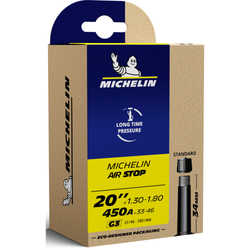FA3467411696-21362775-21362775.jpg Michelin G3 Airstop Fahrradschlauch 18-20 x 1,30-1,80 AV 34 mm für 33-46-390/406 Reifen - Produktbild - 1