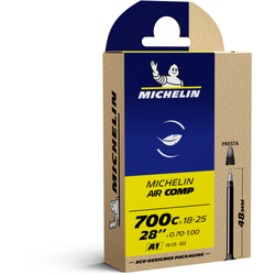 Michelin A1 Air Comp Fahrradschlauch 28 Zoll 18-25x622 SV 48 mm für Trekking und Citybikes - Produktbild - 1