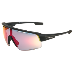 Sonnenbrille Cratoni C-Matic NXT photoch sw rubber, Glas klar, rot verspiegelt - Produktbild - 1