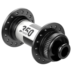 Nabe Road VR 350 Classic Centerlock, DT SWISS, 12/100 mm TA, Größe: 24 Loch, Farbe: Schwarz, Gewicht: 139 g, VE: 1 St. - Produktbild - 1