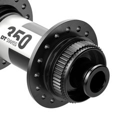 Nabe Road VR 350 Classic Centerlock, DT SWISS, 12/100 mm TA, Größe: 24 Loch, Farbe: Schwarz, Gewicht: 139 g, VE: 1 St. - Produktbild - 2