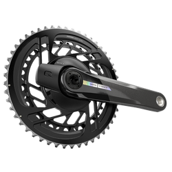 228-35-10186-0710845891670-2-21363180-21363180.png SRAM Force AXS D2 DUB Powermeter-Kurbelgarnitur, 2-fach, 175 mm, 46-33 Zähne, Direct Mount, ohne Innenlager - Produktbild - 2