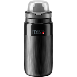 Elite Trinkflasche FLY MTB TEX mit Schutzkappe 550 ml schwarz – robust und auslaufsicher - Produktbild - 1