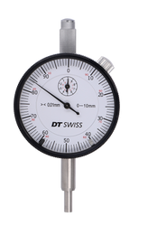 Messuhr Analog, DT SWISS
Messeinsatz M2.5 Ø 55 mm mit Kugel, Messspektrum 0,01 / 10,00 mm
VE: 1 St. - Produktbild - 1