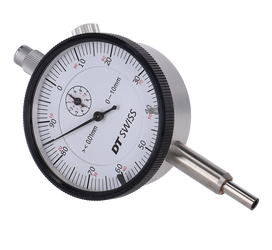 Messuhr Analog, DT SWISS
Messeinsatz M2.5 Ø 55 mm mit Kugel, Messspektrum 0,01 / 10,00 mm
VE: 1 St. - Produktbild - 2