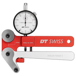 Tensiometer Analog, DT SWISS
Ausführung 2, inkl. Aufbewahrungskoffer
Farbe: Rot/silber, VE: 1 St. - Produktbild - 1