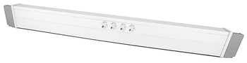 Trägerschiene Unior mit Kabelkanal und Steckdose 990HPC - Produktbild - 1 Trägerschiene Unior mit Kabelkanal und Steckdose 990HPC - Produktbild - 1