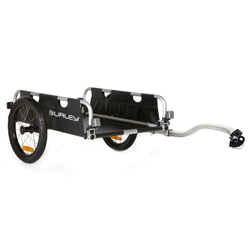 Burley Flatbed Transportanhänger schwarz 7 kg robust vielseitig 580 mm breit - Produktbild - 1