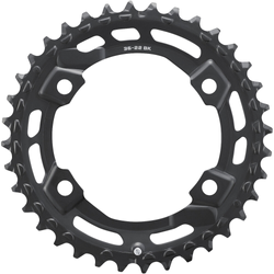 SHIMANO Kettenblatt CUES FC-U6000-2 36Z-BK - Produktbild - 1