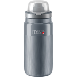 Elite Trinkflasche mit Schutzkappe FLY MTB TEX grau 550ml - Produktbild - 1