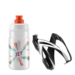 FA003515278-21370251-21370251.jpg Elite Trinkflasche + Flaschenhalter KIT CEO schwarz & Flasche JET transparent mit orange - Produktbild - 1