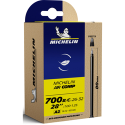 Michelin A2 Air Comp Fahrradschlauch 28 Zoll 26/32-622 SV 80 mm Tubeless kompatibel - Produktbild - 1