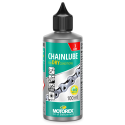 Kettenöl CHAINLUBE DRY Conditions, MOTOREX
Dosierfläschchen
Größe: 100 ml, Gewicht: 0,2, VE: 1 Stk. - Produktbild - 1
