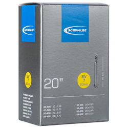 Schwalbe Schlauch Nr. 7 20 Zoll SV60 Fahrrad Schlauch für Kinder- und Cityräder - Produktbild - 1