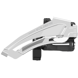 Shimano CUES Umwerfer FD-U6010-L, 2×10/11-fach, Top Swing, Dual Pull, Kettenstrebenwinkel 63–68° - Produktbild - 1